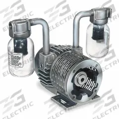 GAST Separate Drive Vacuum Pump: 1.5 hp, Motorless, 21 cfm, 26.5 in Hg Max Vacuum (MPN 2567-V108). Key specifications — attr51701: GAST; attr51739: Motorless.