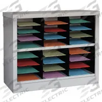 APPROVED VENDOR Literature Organizer: Tan, 24 Compartments, Includes Label Holders, 13 in Overall Dp (MPN 5CRY1). Key specifications — attr986470: Yes; attr986455: Tan; attr986477: Steel; attr986454: APPROVED VENDOR; attr986487: Mail and Literature Sorter.