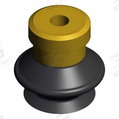 SMC Vacuum Pad: w/o Adapter, 13 mm Pad Dia, Conductive Silicone, 50-70, Black, 18.5 mm Pad Ht (MPN ZP13BGS). Key specifications — attr1019168: 50-70; attr1019165: ZP13BGS; attr1019167: SMC; attr1019180: Black.