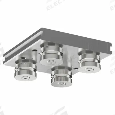 HEPCOMOTION Carriage: For 76 mm Rail Wd, Roller, GV3 Std Carriage, 54.7 mm Carriage Ht - HepcoMotion GV3 Roller Carriages