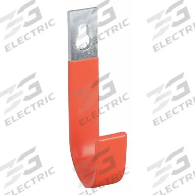 APPROVED VENDOR Hook: Nail-In, 100 lb Wt Capacity, 1 Points per Hook, Orange - Wall Mount Utility Hooks