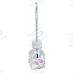 FRIO-TEMP Bottle Thermometer: 15°C to 30°C, +/-0.2°C, 60 mL Bottle Volume, Enviro-Safe® Liquid (MPN B61001-0300). Key specifications — Bottle Fill Medium: Enviro-Safe® Liquid; Temperature Units: Celsius; Accuracy: +/-0.2°C; Brand: FRIO-TEMP.