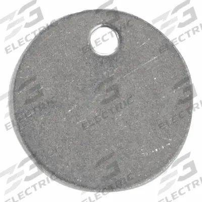 APPROVED VENDOR Blank Tag: Stainless Steel, Silver, 0.035 in Thick, Round, 2 in x 2 in - General Purpose Blank Valve Tags