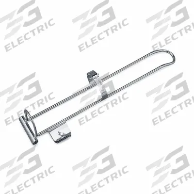 FIRST VOICE Oxygen Tank Holder: FIRST VOICE, Steel, 6 11/16 in Overall Lg - Oxygen Attachments & Anti-Tip Devices for Wheelchairs
