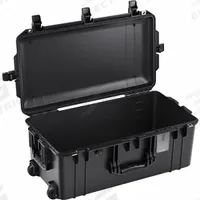 PELICAN Protective Case: 12 1/4 in x 24 1/2 in x 10 1/4 in Inside, No Foam, Black, Mobile, 12 lb Wt (MPN 1606AIRNF). Key specifications — Closure Type: Press and Pull Latches; Brand: PELICAN; Carry-On Size: No.