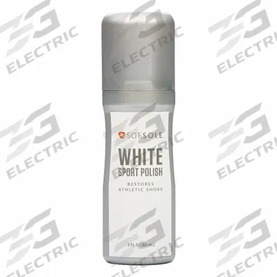 SOFSOLE White Shoe Polish: 82099, White, Titanium Dioxide/Triethanolamine/Water - Boot & Shoe Polishes