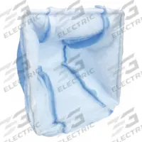 GRAINGER Cube Air Filter: 20 in x 20 in x 15 in, 1 Pockets, Synthetic, Blue/White, MERV 8 (MPN 2DXZ3). Key specifications — Performance Rating: MERV 8; Brand: GRAINGER; Media Color: White; Frame or Header Material: Galvanized Steel; Media Material: Synthetic; Surface Tackifier: Yes.