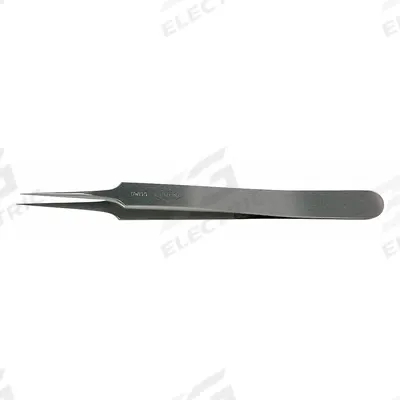 EREM Tweezers: Stainless Steel, Point, Straight Tip - High-Precision Tweezers