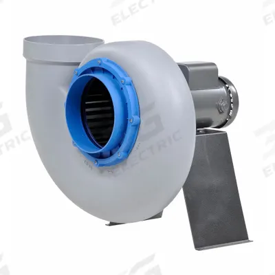 Plastec Blower: 11 7/8 in Wheel Dia, Direct Drive, Includes Drive Pack - Corrosion-Resistant Direct-Drive Blowers
