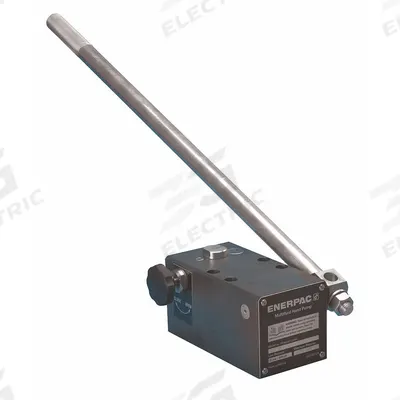 ENERPAC Hydraulic Hand Pump: 2 Stages, Single Acting - High-Pressure Hand Pumps for Multiple Fluids