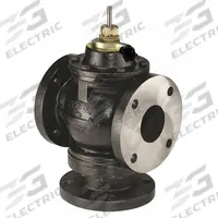 Hydronic Globe Valve: 3-Way, 157 CV Flow, 4 in Flanged, Cast Iron Body, Stainless Steel Stem, Tee (MPN VG2831VM). Key specifications — Manufacturer Part Number: VG2831VM; Brand: JOHNSON CONTROLS; Seat Material: Brass.