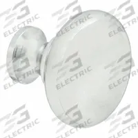 APPROVED VENDOR Cabinet Knob: Brass, Polished Chrome, 1 1/4 in Grip Dia (MPN 1XNR7). Key specifications — Grip Shape: Round; Finish: Polished Chrome; Includes Hardware: Hardware Included; Material: Brass; Brand: APPROVED VENDOR.