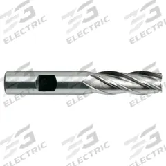 YG-1 Square End Mill: High Speed Steel, 4 Flute, 15/64" Mill Dia, 5/8" LOC, 2-7/16" OAL (MPN 04046)