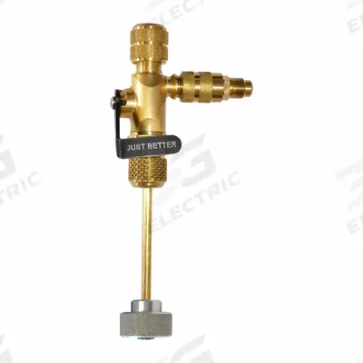 JB INDUSTRIES Valve Core Remover: 3 1/4 in Lg, Brass, 5/16 in Male SAE - Refrigeration Valve Core Removers
