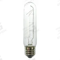 APPROVED VENDOR Incandescent Bulb: Medium Screw (E26), Incandescent, (T) Tubular, T10, 25.2 W Watt (MPN 25T10/120V). Key specifications — attr233510: T10; attr233525: 120V AC; attr233549: Clear; attr518949: 2800K; attr239859: APPROVED VENDOR.