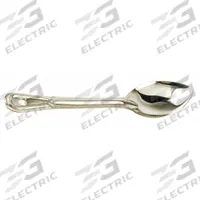 CRESTWARE Basting Spoon: 15 in Overall Lg, Silver, Stainless Steel (MPN SD15). Key specifications — Material: Stainless Steel; Brand: CRESTWARE; NSF Certified: No.
