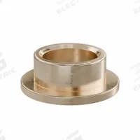 Flanged Sleeve Bearing: Bronze, SAE 841, 3/8 in Bore, 1/2 in OD, 1/4 in Lg, -35°F to 300°F, 10 PK (MPN FF318-01B). Key specifications — System of Measurement: Inch; Material Grade: SAE 841; Flange Type: Flanged; Brand: OILITE.
