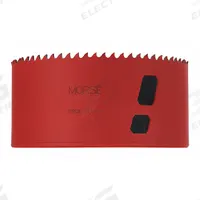 MORSE Hole Saw: 4 3/8 in Saw Dia., 5/6 Teeth per Inch, 1 7/8 in Max. Cutting Dp, 5/8"-18 Thread Size (MPN MHS70). Key specifications — attr1098070: 5/6; attr1098087: MORSE; attr1098073: 5/8"-18.