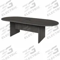 REGENCY Conference Table: Rectangle, Melamine, Ash Gray, 95 in Overall Lg, 43 in Overall Wd, Wood (MPN LCTRT9543AG). Key specifications — attr987891: Slab Leg; attr987894: Melamine; attr987867: PVC; attr987857: REGENCY; attr987872: Wood.