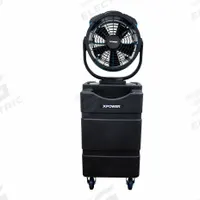 XPOWER Misting Fan: 3 Speeds, Oscillating, 115V AC (MPN FM-88WK2). Key specifications — Voltage: 115V AC; Product Type: Misting Fan; Brand: XPOWER; Number of Speeds: 3; Oscillation: Oscillating; Phase: Single.