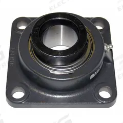TIMKEN 4 Bolt Flange Bearing: Radial Ball, 7/8 in Bore, Cast Iron, Eccentric Collar, 3 47/64 in Lg (MPN RCJ 7/8). Key specifications — Bore Type: Cylindrical; Brand: TIMKEN; Lubricant Material: NLGI #2 Equivalent; Mounting Bolt Size: 3/8 in; System of Measurement: Inch.