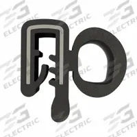 FAIRCHILD Trim Seal: Side Bulb, 10 ft Overall Lg, Rubber Outer, Sponge Bulb, 3/4 in Leg Lg, Side (MPN 1819-10). Key specifications — Bulb Material: Sponge; Bulb Location: Side; Brand: FAIRCHILD; Color: Black; Outer Material: Rubber; Profile Shape: Side Bulb.