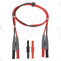 APPROVED VENDOR Test Lead Kit: CAT III 1000V/CAT IV 600V, Shrouded Banana Plug, 18 AWG Wire Size (MPN 4WRA6). Key specifications — Brand: APPROVED VENDOR.