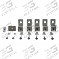 SQUARE D Lug Kit: For Low Volt Transmer Type, (7) Bolts/(7) Nuts/Bonding Lug/Lug Ground, 5 Lugs (MPN DASKGS400). Key specifications — Brand: SQUARE D; For Maximum Wire Size: 1/0 AWG; For Transformer Type: Low Voltage; Manufacturer Part Number: DASKGS400; Compatible with Manufacturer Model Number: HM75T255NCU.