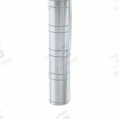 NEW AGE INDUSTRIAL Shelving Post: 72 in, 6 ga, Unfinished, Silver (MPN 72P). Key specifications — attr39643: Silver; attr33138: NEW AGE INDUSTRIAL.