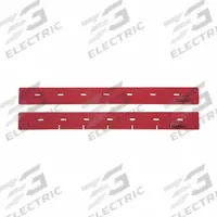 TENNANT Squeegee Set: Rubber, 11 in Overall Lg, 7 7/8 in Overall Wd, Red, 11 in For Machine Size (MPN 4132809). Key specifications — Material: Rubber; Product Type: Squeegee Set; Brand: TENNANT; Compatible Grainger Part Number: 61DW93.