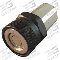 AEROQUIP Hydraulic Quick Connect Hose Coupling: 3/8 in Coupling Size, Steel, 3/4"-16 Thread Size (MPN FD96-1004-08-06). Key specifications — Body Material: Steel; Thread Size: 3/4"-16; Brand: AEROQUIP.