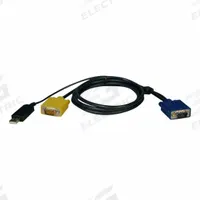 EATON TRIPP LITE KVM Switch Cable Kit: USB 2.0/VGA/SVGA, Tripp Lite Series, 6 ft Lg, HD15, Male (MPN P776-006). Key specifications — Brand: EATON TRIPP LITE; Connection Technology: VGA/SVGA; Product Type: KVM Cable Kit; Compatible KVM Switch Type: Tripp Lite Series; End 1 Connection Type: HD15; End 1 Gender: Male; End 2 Connection Type: HD15; End 2 Gender: Male.