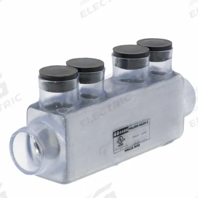 POLARIS Multitap Connector: 2 Port, In-Line Entry, 1/0 AWG – 750 kcmil Wire Size - Dry-Location In-Line Entry Multitap Connectors