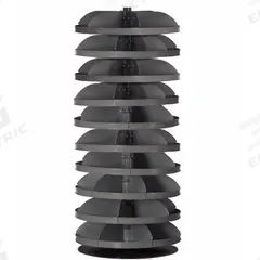 DURHAM MFG Revolving Storage Bin: 65 3/4 in x 28 in, 10 Levels, Flat Bottom, 6 Bins per Level (MPN 1210-95). Key specifications — attr37708: Hardware; attr37693: DURHAM MFG.