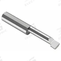 MICRO 100 Boring Bar: Boring, 3/8 in Shank Dia., Bright (Uncoated), 0.1330 in Center to Cutting Tip (MPN BBL-3201000)