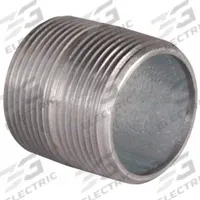 Pipe Nipple: 2 in Nominal Pipe Size, 3 in Lg, Schedule 80, Galvanized Steel, Threaded on Both Ends (MPN 0331844407). Key specifications — Manufacture Location: Made in USA; Brand: BECK; Connection Type: Male BSPT x Male BSPT; Pipe Material: Galvanized Steel.