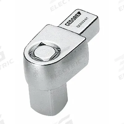 GEDORE Interchangeable Torque Wrench Head: 9mm x 12mm, 3/8 in Drive Size - Fixed Square Torque Wrench Heads
