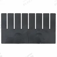 LEWISBINS Divider: 9 5/8 in x 5 3/8 in, Plastic, 8APE4/9LUX3/9MEW7 (MPN DV1060-NXL BUY 25S). Key specifications — Material: Plastic; Color: Black; Compatible Grainger Part Number: 9MEW7; Compatible Manufacturer Model Number: DC2080-SXL BUY 6S; Brand: LEWISBINS.