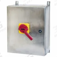 HUBBELL Disconnect Switch: Non-Fusible, 200 A, Three Phase, 600V AC, 304 Stainless Steel (MPN HBLDS20SS). Key specifications — Environment: Indoor/Outdoor; Phase: Three; Handle Color: Red; Housing Material: 304 Stainless Steel; Standards: UL 98; Brand: HUBBELL; For Environment: Indoor & Outdoor Rated; Extra Features: Neutral Assembly.