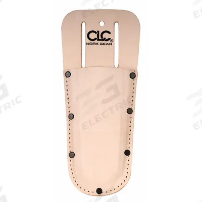 CLC Tool Holster: For 2 1/4 in Belt Wd - Max, 1 Pockets, Tan - Leather Tool Holsters
