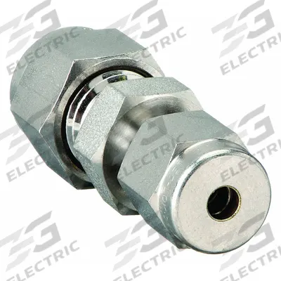PARKER Compression Fitting Union: 5/16 in OD x 1/4 in OD Fitting Size - Double-Ferrule Stainless Steel Fittings