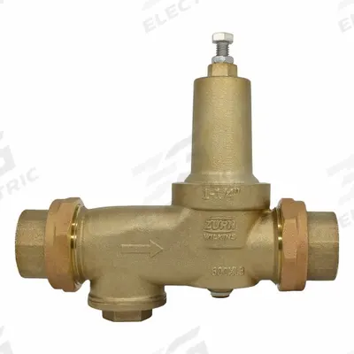 WILKINS Pressure Reducing Valve: Solder x Solder, 1 1/4 in Pipe Size, Brass - Standard Capacity Water Pressure Regulators