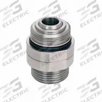 HUSKY Swivel: Swivel, 1 in BSPM Inlet, 1 in BSPM Discharge, Aluminum/Stainless Steel Body (MPN 007269). Key specifications — Product Type: Swivel; Discharge Gender: Male; Inlet Gender: Male; Body Material: Aluminum/Stainless Steel; Inlet Standard: BSP; Brand: HUSKY; Discharge Standard: BSP; Chemical Compatibility: DEF.