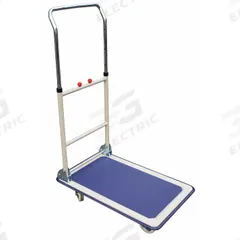 APPROVED VENDOR Platform Truck: 440 lb, 29 in L x 19 in W x 5 5/8 in H Deck, Solid, 20 ga Deck, Std (MPN 33H178). Key specifications — Side Panel Type: No Side Panels; Brand: APPROVED VENDOR; Color: Blue; Caster/Wheel Configuration: (2) Swivel.