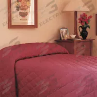 MARTEX Bedspread: Queen Fits Mattress Size, 118 in Overall Lg, 100 in Overall Wd, Chianti, Quilted (MPN MAINSPREAD CHIANTI). Key specifications — Color: Chianti; Fabric Material: Cotton/Polyester Blend; Fabric Pattern: Solid; Fiberfill Material: Polyester; Stitching Pattern: Quilted; Brand: MARTEX.