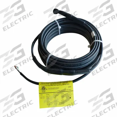 APPROVED VENDOR Electric Heating Cable: For Indoor/Outdoor, 24 ft Cable Lg, 240V AC - Pre-Assembled Electric Heating Cables