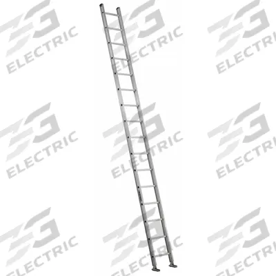 LOUISVILLE LADDER Straight Ladder: 16 ft Ladder Size, Aluminum, 300 lb Load Capacity - Lightweight Aluminum Straight Ladders