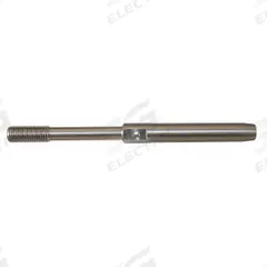 LOOS Wire Rope Locking Stud: 1/8 in Compatible Rope Dia, Left Hand, 9/16 in Thread Lg, External (MPN MS21260S4LH). Key specifications — Material: Stainless Steel; Compatible Rope Material: Galvanized Steel; Thread Size: 1/4"-28; Brand: LOOS.