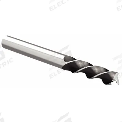 WIDIA HANITA Corner Radius End Mill: Carbide, 3 Flute, 3/16" Mill Dia, 5/8" LOC, 0.015" Rad - Fast-Cutting Carbide Corner-Radius End Mills for Aluminum
