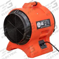 AIR SYSTEMS INTERNATIONAL Confined Space Fan: 115 V AC, 12 in Duct Dia, 1 hp Horsepower, Ducting (MPN CVF-12ES). Key specifications — Brand: AIR SYSTEMS INTERNATIONAL; Includes: Ducting; Operating Voltage: 115 V AC.